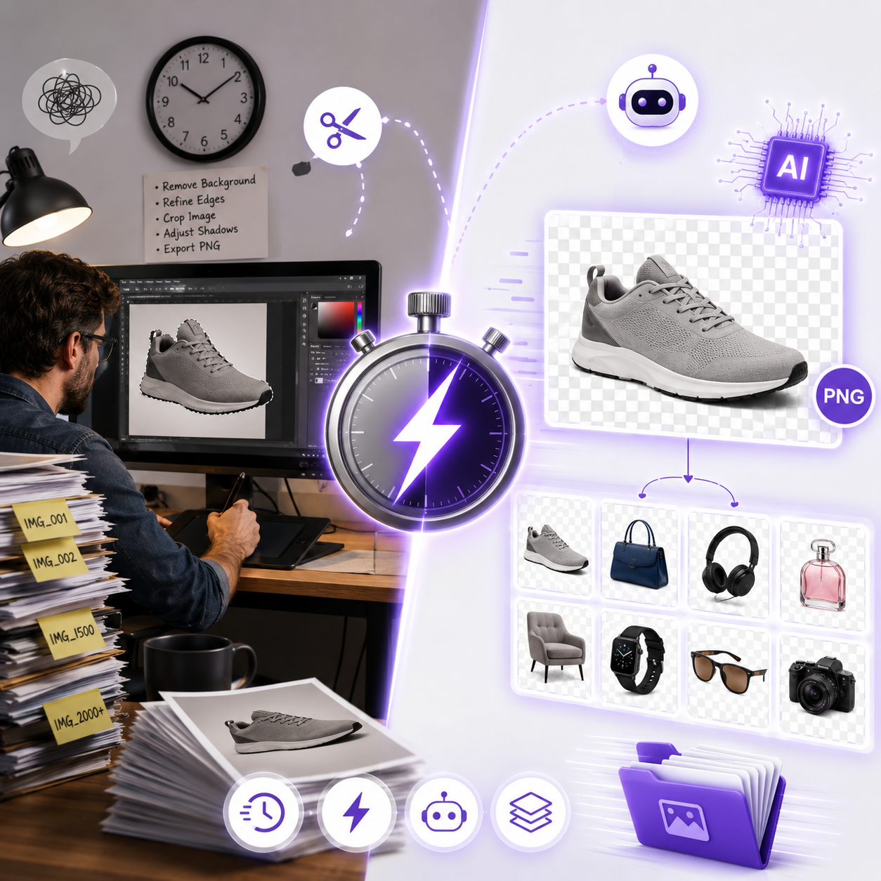 How AI Background Removal Saves Hours for E-commerce Businesses