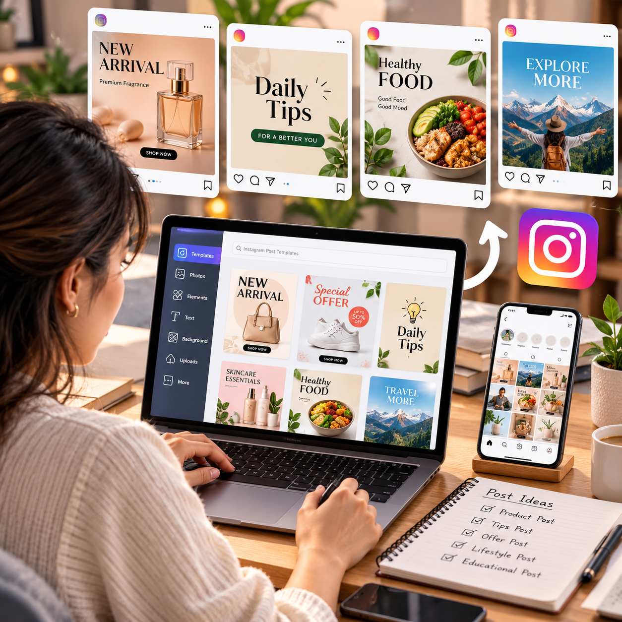 How to Create Better Instagram Posts Without Hiring a Designer